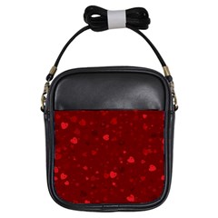 Glitter Hearts Girls Sling Bags by TRENDYcouture