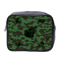 Green Camo Hearts Mini Toiletries Bag 2-side by TRENDYcouture