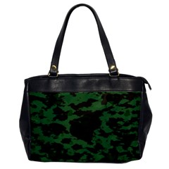 Green Camo Hearts Office Handbags