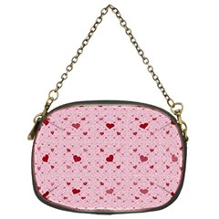Heart Squares Chain Purses (one Side)  by TRENDYcouture