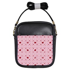 Heart Squares Girls Sling Bags by TRENDYcouture