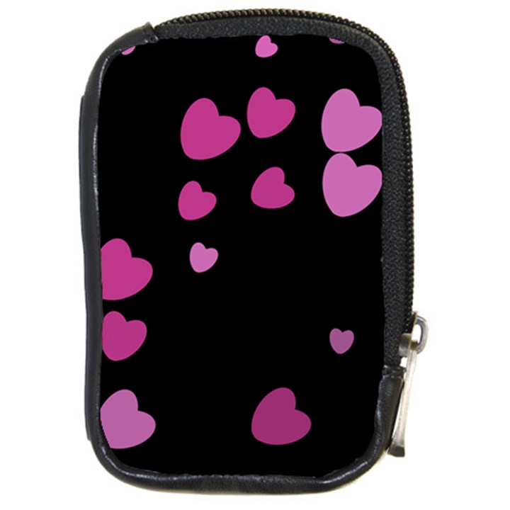 Pink Hearts Compact Camera Cases