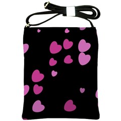 Pink Hearts Shoulder Sling Bags by TRENDYcouture