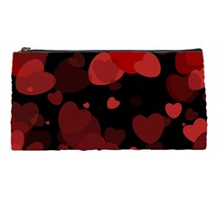 Red Hearts Pencil Cases by TRENDYcouture