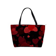 Red Hearts Shoulder Handbags by TRENDYcouture