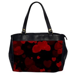 Red Hearts Office Handbags by TRENDYcouture