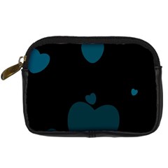 Teal Hearts Digital Camera Cases by TRENDYcouture