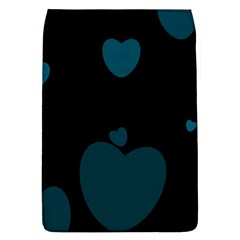 Teal Hearts Flap Covers (l)  by TRENDYcouture