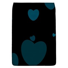 Teal Hearts Flap Covers (s)  by TRENDYcouture
