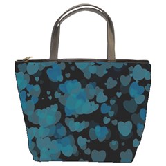 Turquoise Hearts Bucket Bags by TRENDYcouture