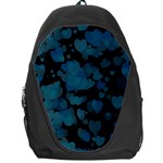 Turquoise Hearts Backpack Bag Front