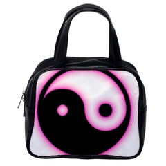 Yin Yang Glow Classic Handbags (one Side) by TRENDYcouture