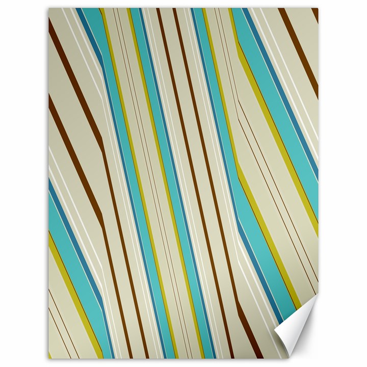 Bent stripes                                               			Canvas 12  x 16 