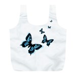 Butterflies Full Print Recycle Bags (L) 
