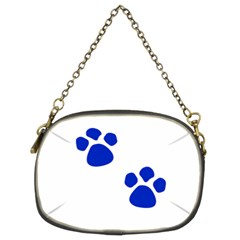 Blue Paws Chain Purses (two Sides)  by TRENDYcouture