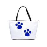 Blue Paws Shoulder Handbags