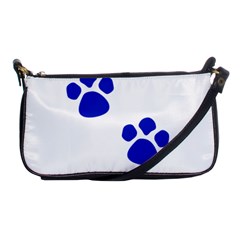 Blue Paws Shoulder Clutch Bags by TRENDYcouture