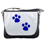 Blue Paws Messenger Bags