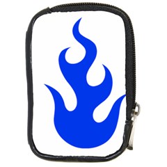 Blue Flames Compact Camera Cases by TRENDYcouture