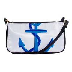 Blue Anchor Shoulder Clutch Bags by TRENDYcouture