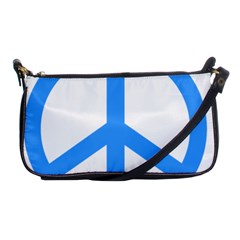 Blue Peace Shoulder Clutch Bags by TRENDYcouture