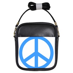 Blue Peace Girls Sling Bags by TRENDYcouture