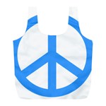 Blue Peace Full Print Recycle Bags (L) 