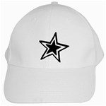 double star White Baseball Cap