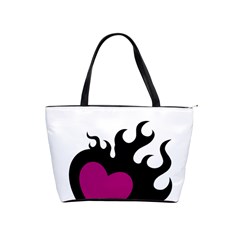 Heartflame Shoulder Handbags by TRENDYcouture