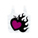 Heartflame Full Print Recycle Bags (S) 