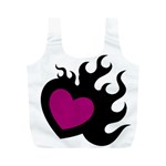 Heartflame Full Print Recycle Bags (M) 