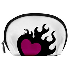 Heartflame Accessory Pouches (large)  by TRENDYcouture