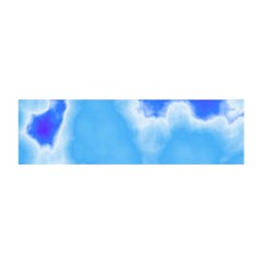 Powder Blue And Indigo Sky Pillow Satin Scarf (oblong)