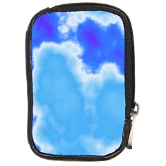 Powder Blue And Indigo Sky Pillow Compact Camera Cases by TRENDYcouture