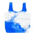 Blue Cloud Full Print Recycle Bags (L)  Front