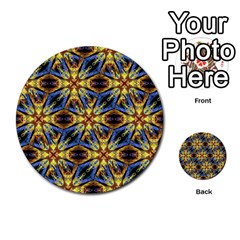 Vibrant Medieval Check Multi-purpose Cards (round) 