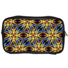 Vibrant Medieval Check Toiletries Bags 2-Side