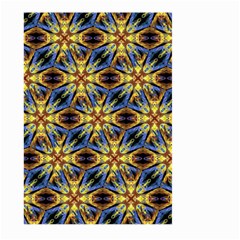 Vibrant Medieval Check Large Garden Flag (two Sides) by dflcprints