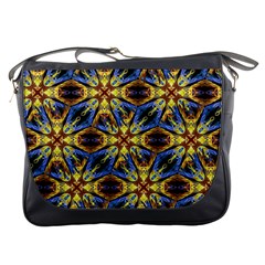 Vibrant Medieval Check Messenger Bags