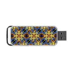 Vibrant Medieval Check Portable USB Flash (One Side)