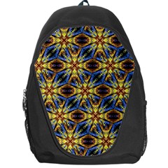 Vibrant Medieval Check Backpack Bag
