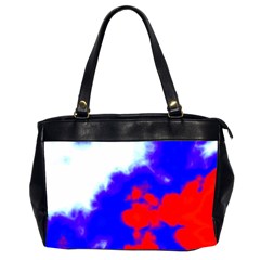 Red White And Blue Sky Office Handbags (2 Sides)  by TRENDYcouture