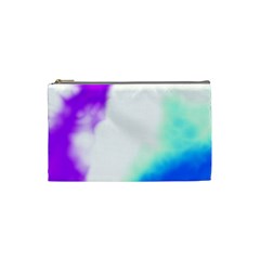 Pink White And Blue Sky Cosmetic Bag (small)  by TRENDYcouture