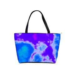 Purple And Blue Clouds Shoulder Handbags by TRENDYcouture