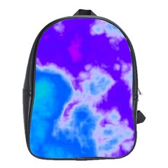 Purple And Blue Clouds School Bags (xl)  by TRENDYcouture