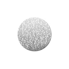 Grey Ombre Feather Pattern, White, Golf Ball Marker (10 Pack) by Zandiepants