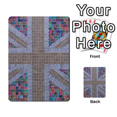 Multicoloured Union Jack Multi-purpose Cards (rectangle) 