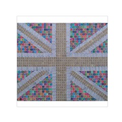 Multicoloured Union Jack Small Satin Scarf (square) by cocksoupart