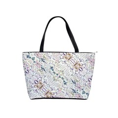 Oriental Floral Ornate Shoulder Handbags by dflcprints