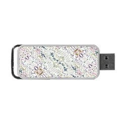 Oriental Floral Ornate Portable Usb Flash (one Side) by dflcprints